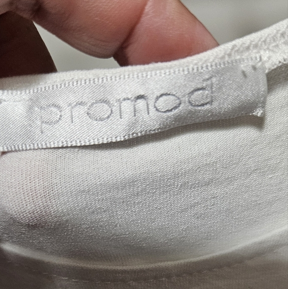 Promod White Layered Ruffle Tank Top - Picture 2 of 3